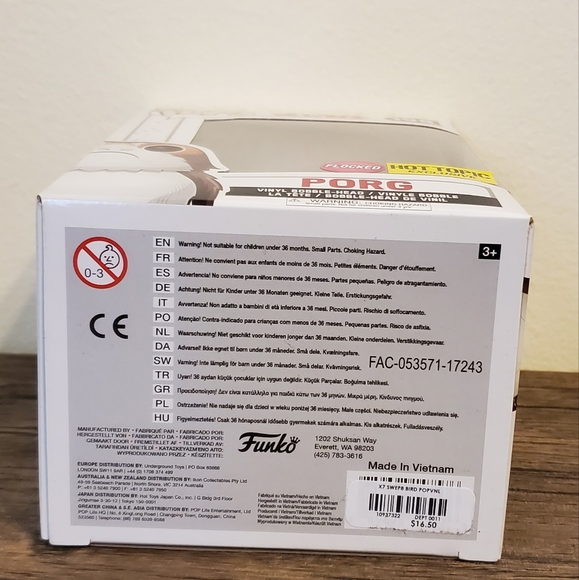 Starwars Funko POP! Flocked Porg Exclusive - Picture 6 of 6